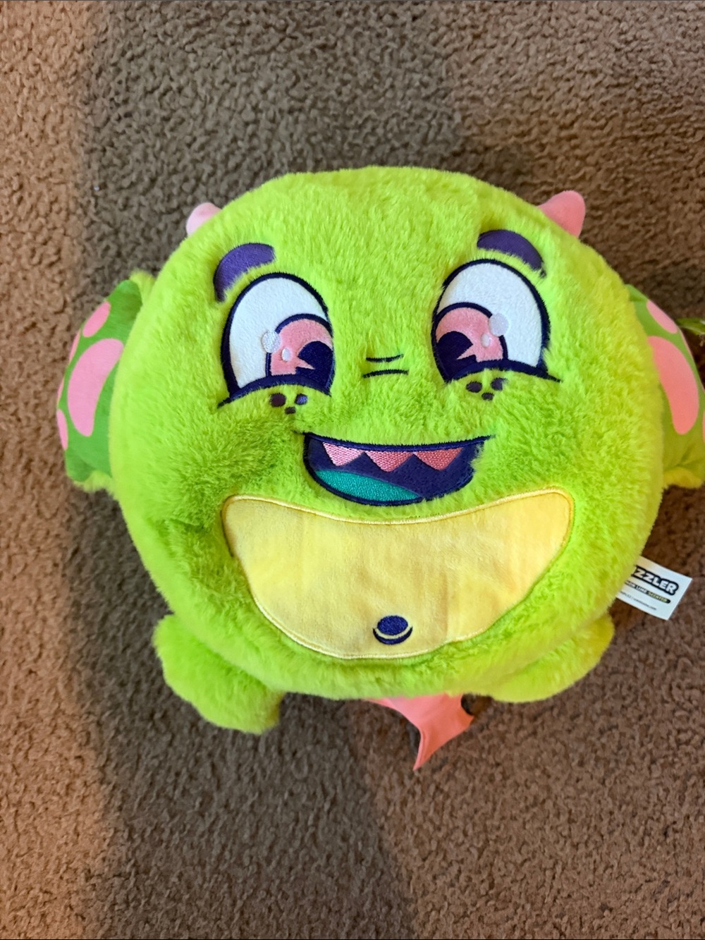 Fizzler Lemon Lime Plush Yellow Fart Monsters Whoopee Cushion
